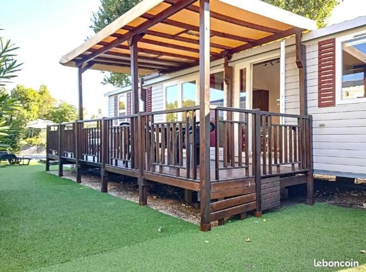 Le Moorea Mobilhome Camping Le Montourey 4 Etoiles Frejus Ngoại thất bức ảnh